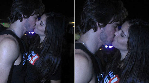 Talula e Rodrigo beijam muito em show no Axé Brasil 2011 (reprodução / quem online)