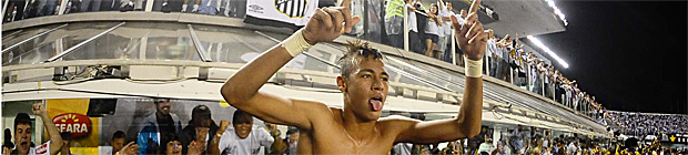 Gols de Arouca e Neymar dão bi ao Santos (Marcos Ribolli/Globoesporte.com)