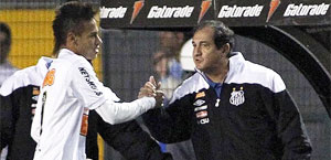 'Neymar jogou muito', diz Muricy após ida do Santos à semifinal (afp)