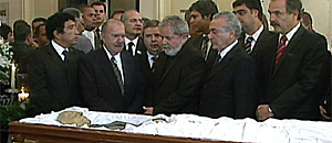 Lula, Collor e Sarney velam Itamar Franco em Juiz de Fora (Globo News)