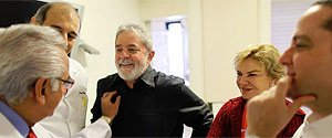 Médico de Lula diz que agressividade do tumor 'é média' (Ricardo Stuckert/Instituto Lula)