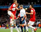 Arsenal atropela o Braga em Londres: 6 a 0 (AFP)