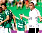 Irritação com 
gols anulados e 
com repórteres (Marcos Ribolli / Globoesporte.com)
