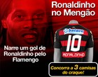 Concorra a camisas de Ronaldinho Gaúcho (Editoria de Arte / Globoesporte.com)