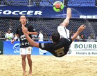 A abertura do Mundialito de Futebol de Areia (João Pires / Divulgação)