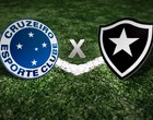 Cruzeiro leva vantagem sobre o Botafogo (Editoria de Arte / Globoesporte.com)