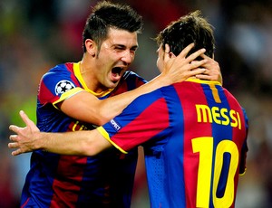 Messi faz dois, e Barcelona estreia com goleada sobre o Panathinaikos (AP)