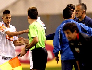 Neymar e Dorival Jr. Santos