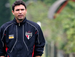 Sérgio Baresi no treino do São Paulo