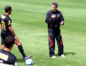 Paulo César Carpegiani no treino do São Paulo