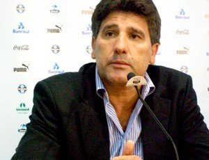 Renato Gaucho em coletiva do treino Grêmio