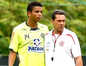 Treino do Flamengo - Luxemburgo e David