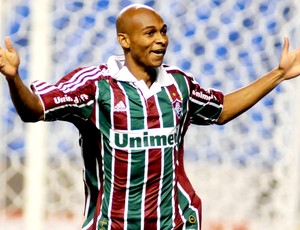 Tartá comemora no jogo entre Fluminense e Vasco
