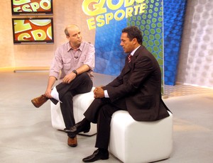 Vanderlei Luxemburgo e Alex Escobar no Globo Esporte