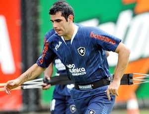 Herrera no treino do Botafogo