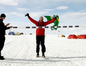 Bernardo Fonseca na Maratona do Gelo, na Antártida