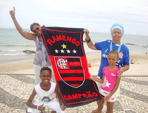 Família Felipe Flamengo praia