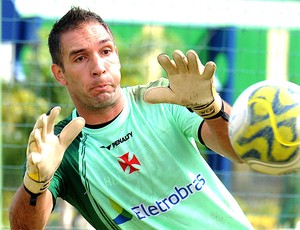 Fernando Prass no treino do Vasco (Foto: Divulgação / Site Oficial do Vasco)