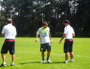Bottinelli no treino do Flamengo