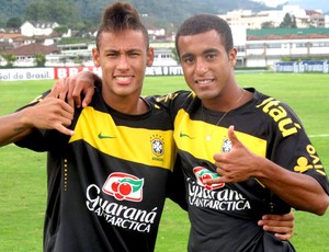 neymar lucas brasil sub 20  (Foto: Márcio Iannacca / Globoesporte.com)