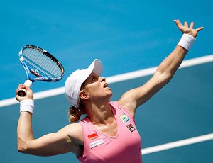 Kim Clijsters na partida contra Alexandra Dulgheru em Sydney