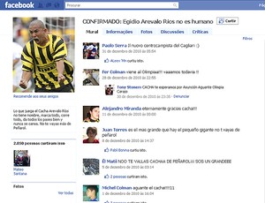 Egidio Arevalo facebook Botafogo