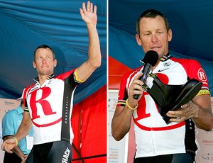 Lance Armstrong no final do Tour Down Under
