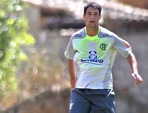 Thiago Neves no treino do Flamengo