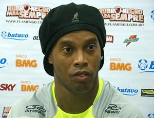 Ronaldinho coletiva Flamengo