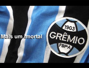 Site Grêmio mais um Imortal (Foto: Reprodução)