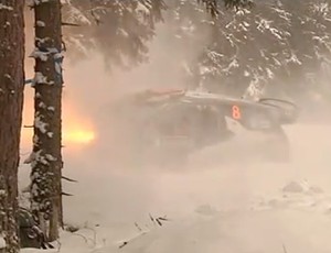 Kimi Raikkonen Rally susto (Foto: Reprodução)