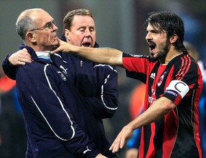Gattuso revoltado após derrota do Milan para o Tottenham (Foto: Reuters)