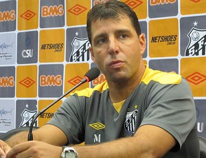 Marcelo Martelotte, técnico interino do Santos (Foto: Adilson Barros / Globoesporte.com)
