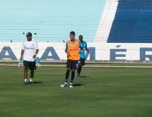 Leandro, atacante do Grêmio (Foto: Eduardo Cecconi/Globoesporte.com)