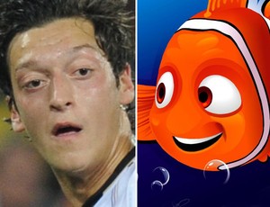 Özil Nemo (Foto: Montagem sobre foto da AFP)