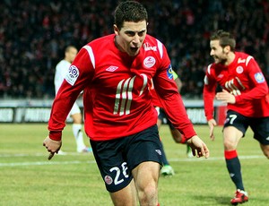 el hazard lille gol valenciennes (Foto: agência EFE)