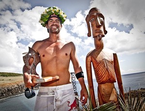 Saltos Orlando Duque campeão na Ilha de Páscoa (Foto: Divulgação)