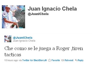 juan inacio chela (Foto: Reprodução/Twitter)