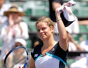 Kim Clijsters tênis Miami 2r (Foto: AP)