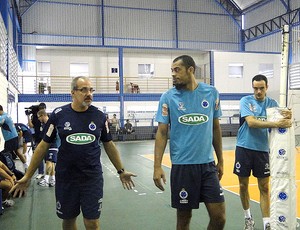 vôlei treinador marcelo mendez acacio cruzeiro (Foto: Valeska Silva / Globoesporte.com)