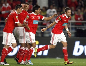Javi Garcia gol Benfica (Foto: EFE)