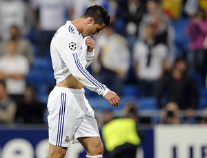 Cristiano Ronaldo na derrota do Real Madrid contra o Barcelona (Foto: AFP)