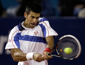 Novak Djokovic x Blaz Kavcic tênis   (Foto: AP)