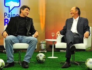 Renato Gaúcho e Falcão (Foto: divulgação / rbs)