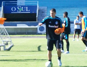 Fábio Rochemback no treino do Grêmio (Foto: Eduardo Cecconi/Globoesporte.com)