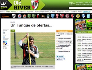 Olé Tanque River Plate (Foto: Olé)