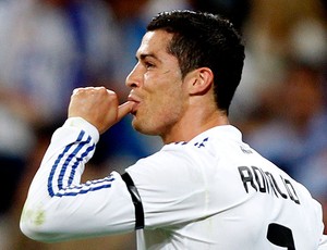 Cristiano Ronaldo comemora gol do Real Madrid contra o Getafe (Foto: Reuters)