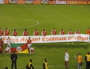 Inter homenageia Renan (Foto: Eduardo Cecconi/Globoesporte.com)