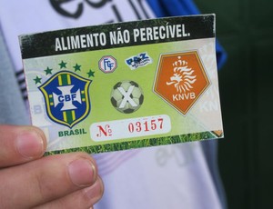Ingresso - Brasil x Holanda (Foto: Leandro Canônico/GLOBOESPORTE.COM)