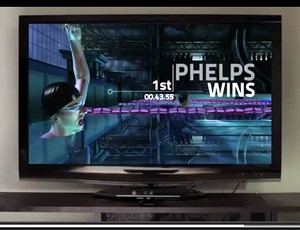 Michael Phelps videogame (Foto: Divulgação)